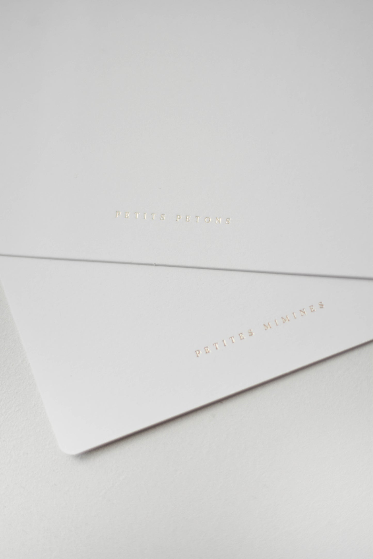 Cartes empreintes - Mini bouchon