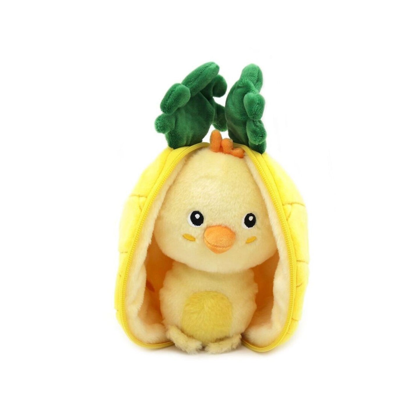 Peluche Nugget le poussin ananas - Mini bouchon