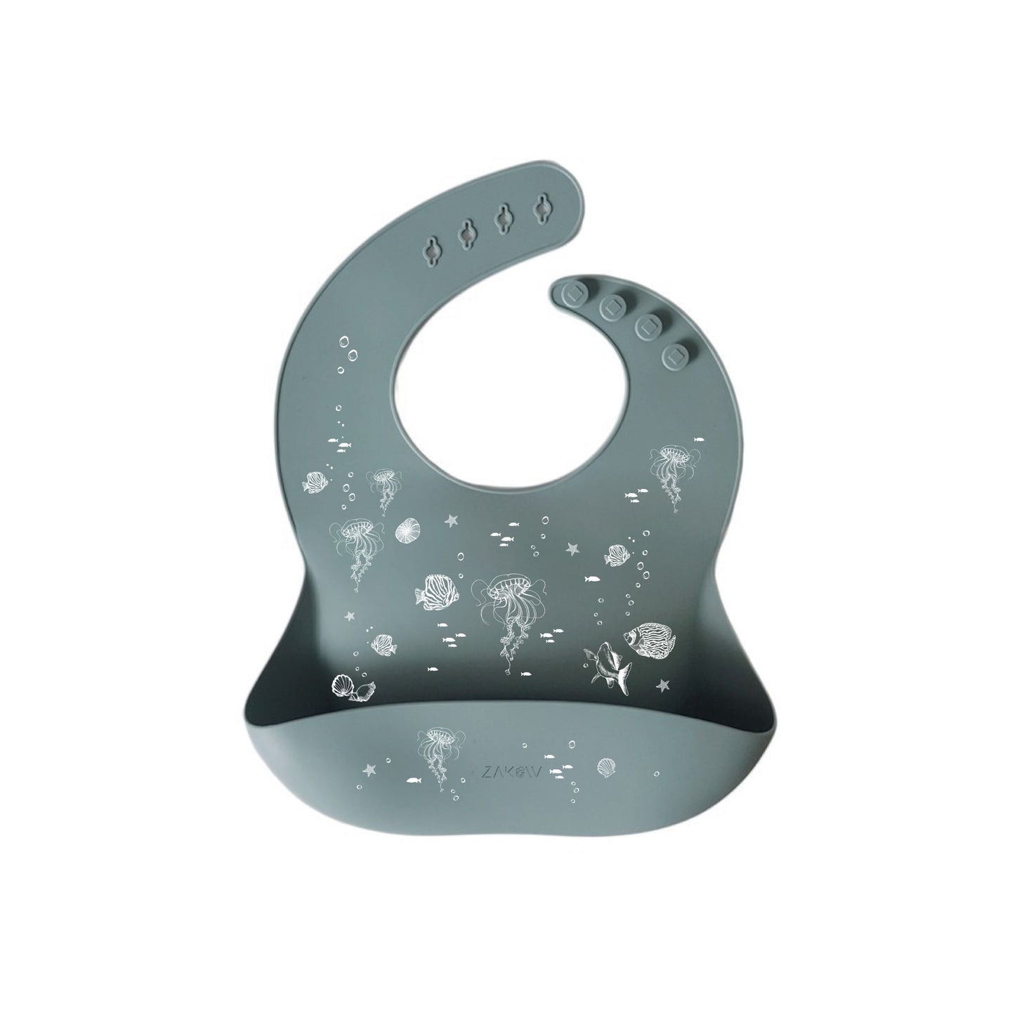 Bavoir silicone Océan - Mini bouchon