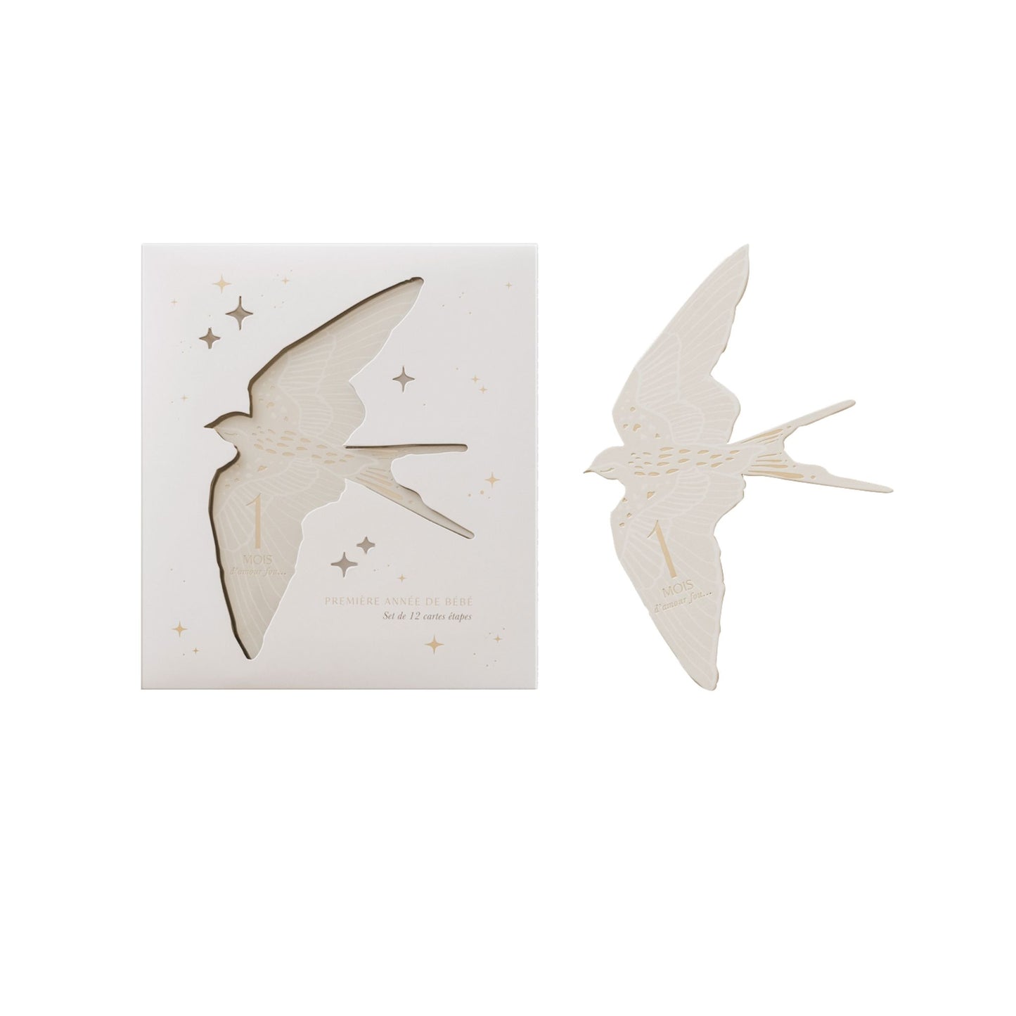 Cartes étapes - Birds - Mini bouchon
