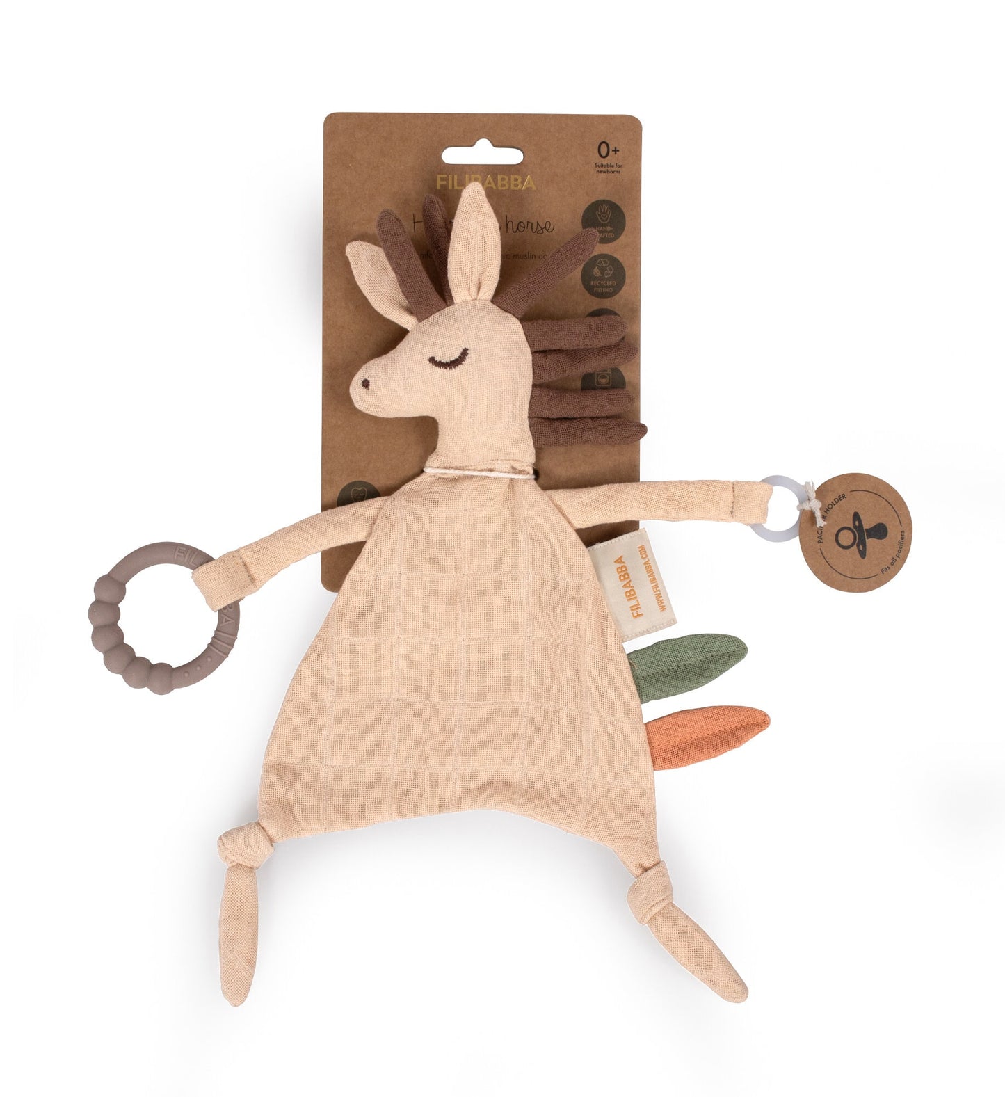 Doudou Henry le cheval - Mini bouchon