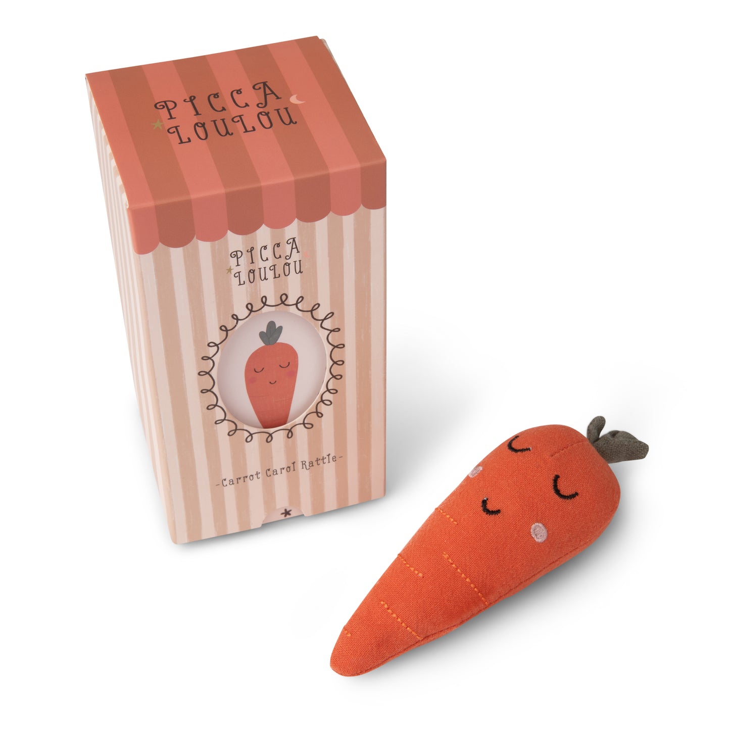 Hochet Carol la carotte - Mini bouchon