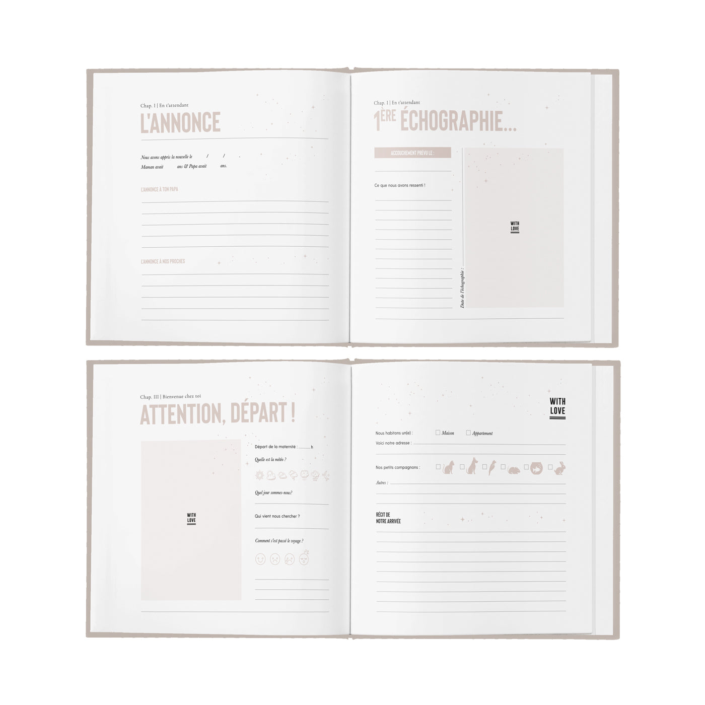 Livre de naissance - Mini bouchon