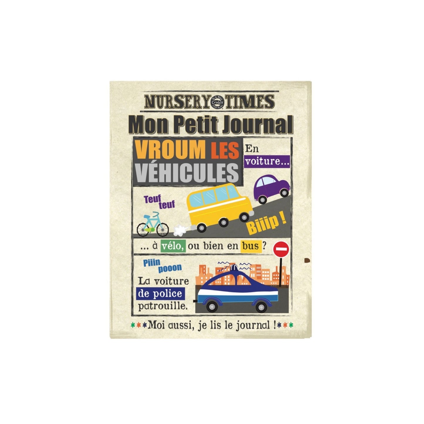 Mon petit journal - Les véhicules - Mini bouchon