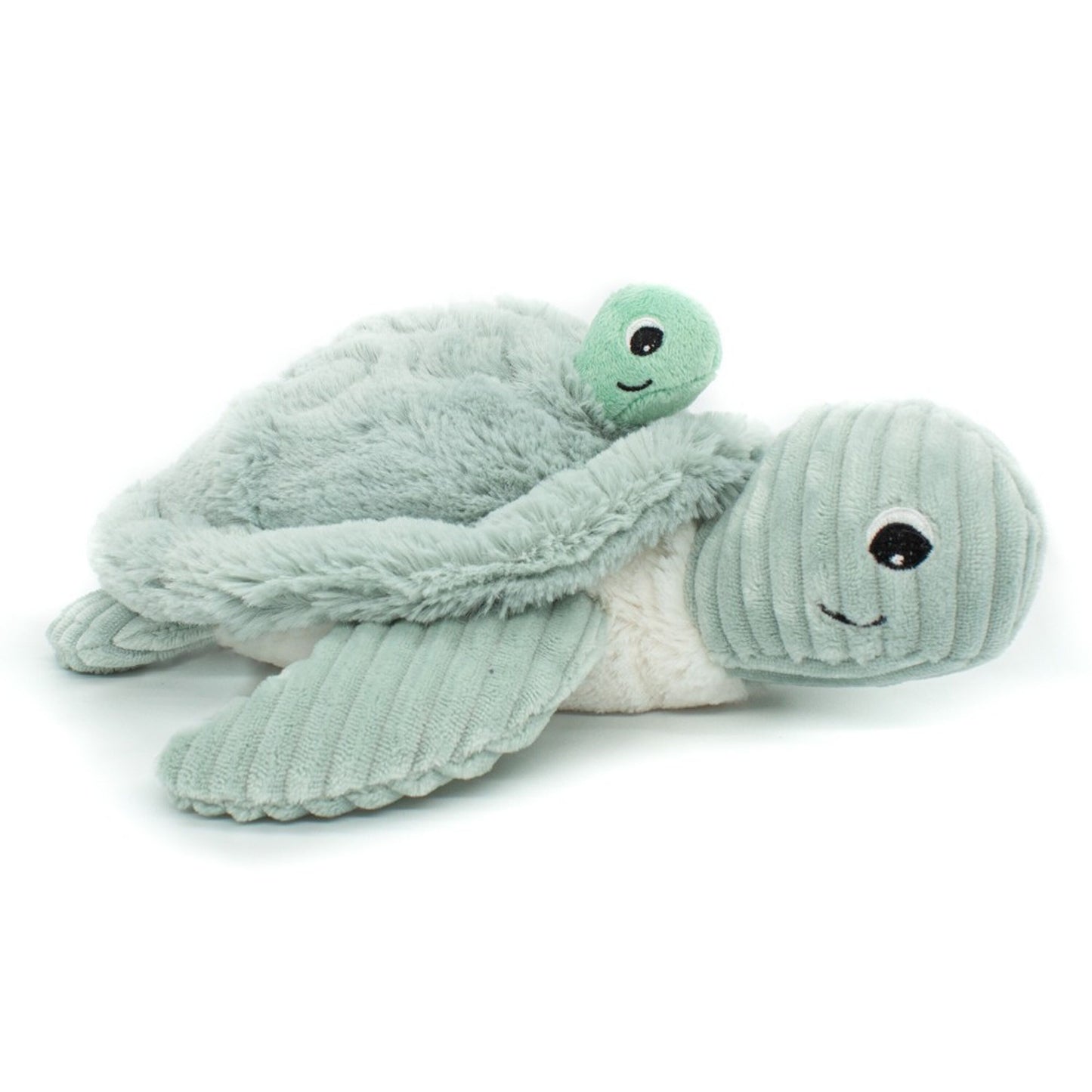 Peluche tortue maman et bébé - Menthe - Mini bouchon