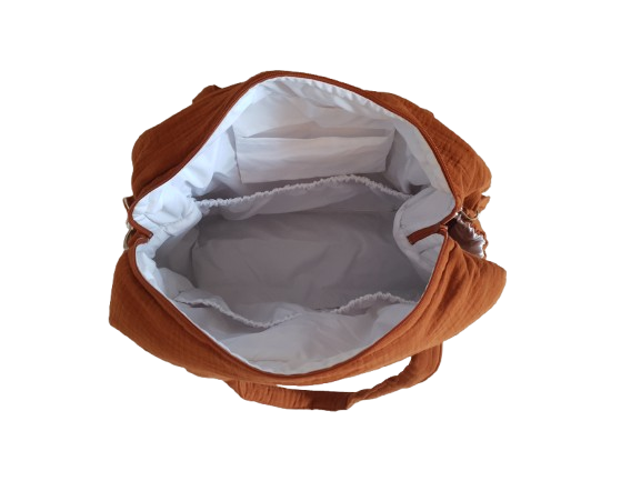 Sac à langer Mini nous - Caramel - Mini bouchon