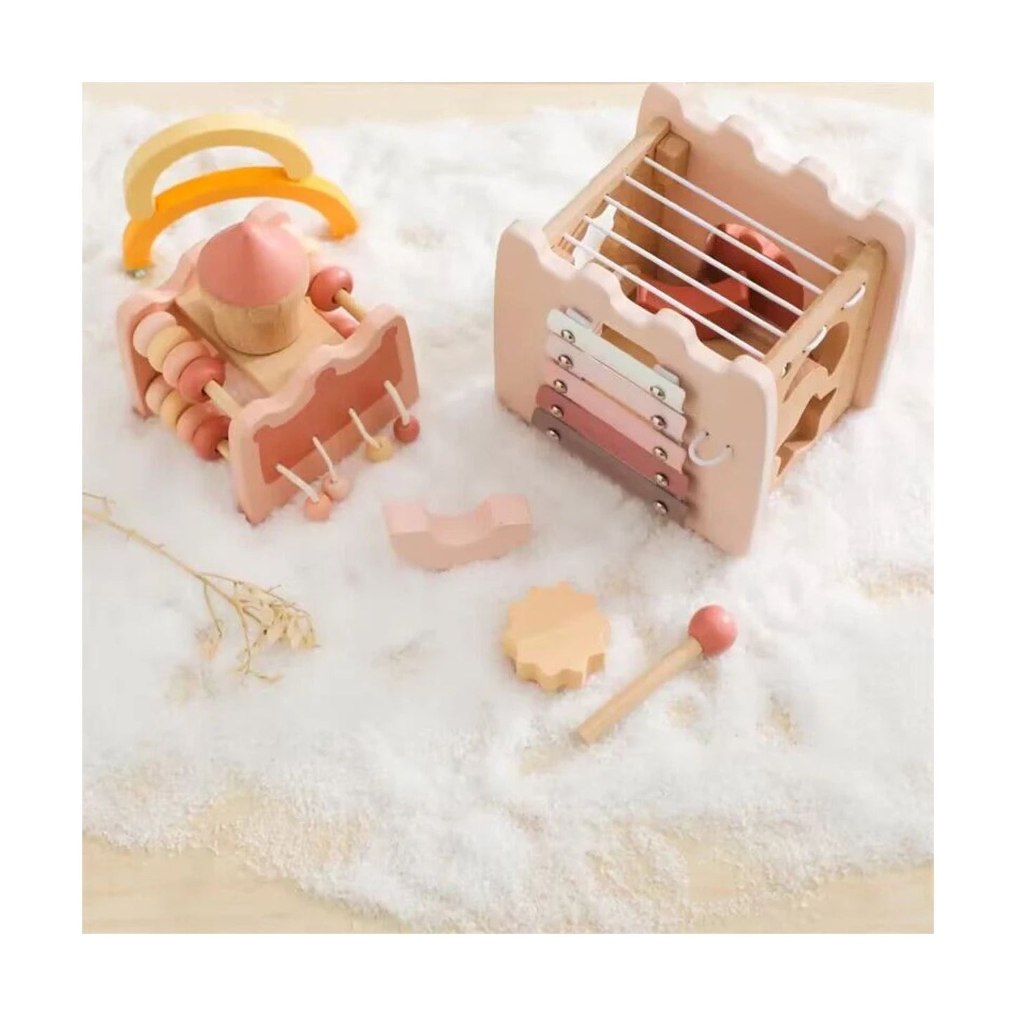 Cube d'activités - Château - Mini bouchon