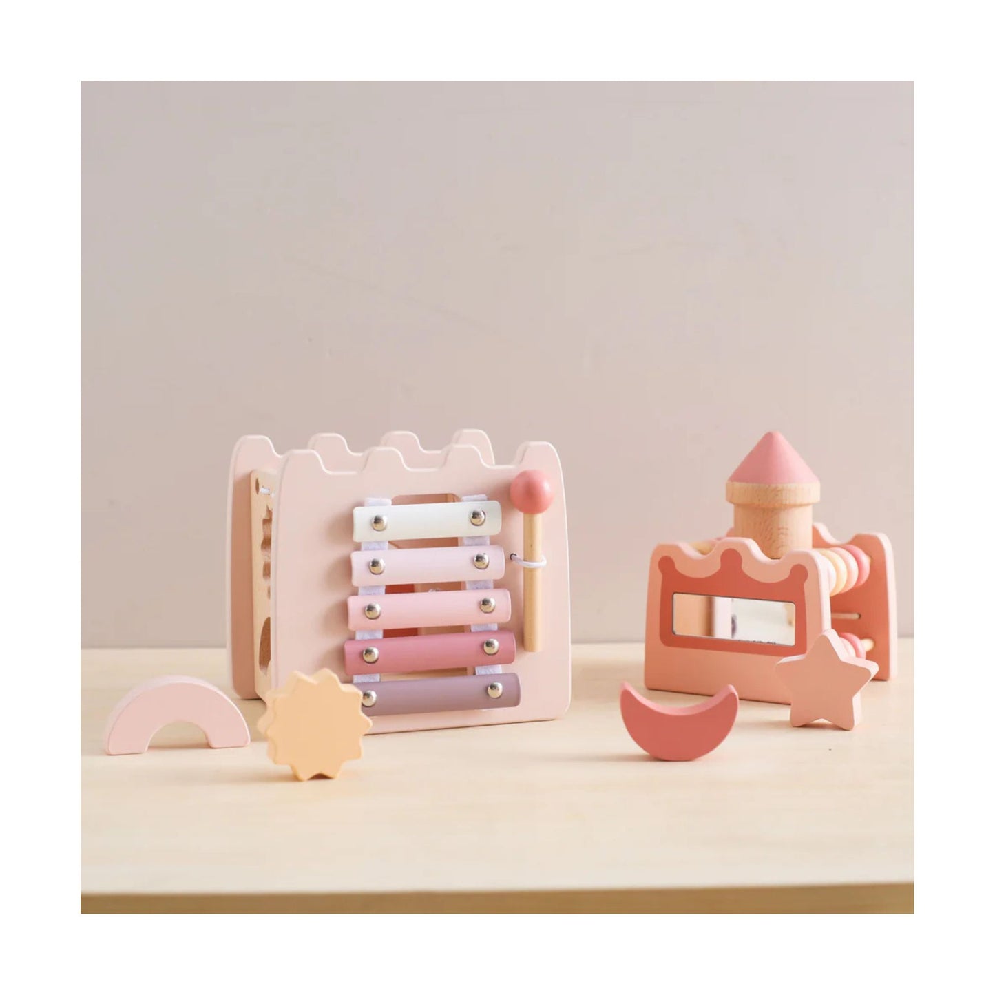 Cube d'activités - Château - Mini bouchon
