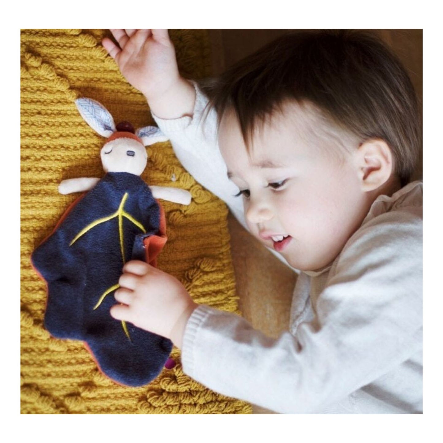 Doudou Gabin lapin - Mini bouchon