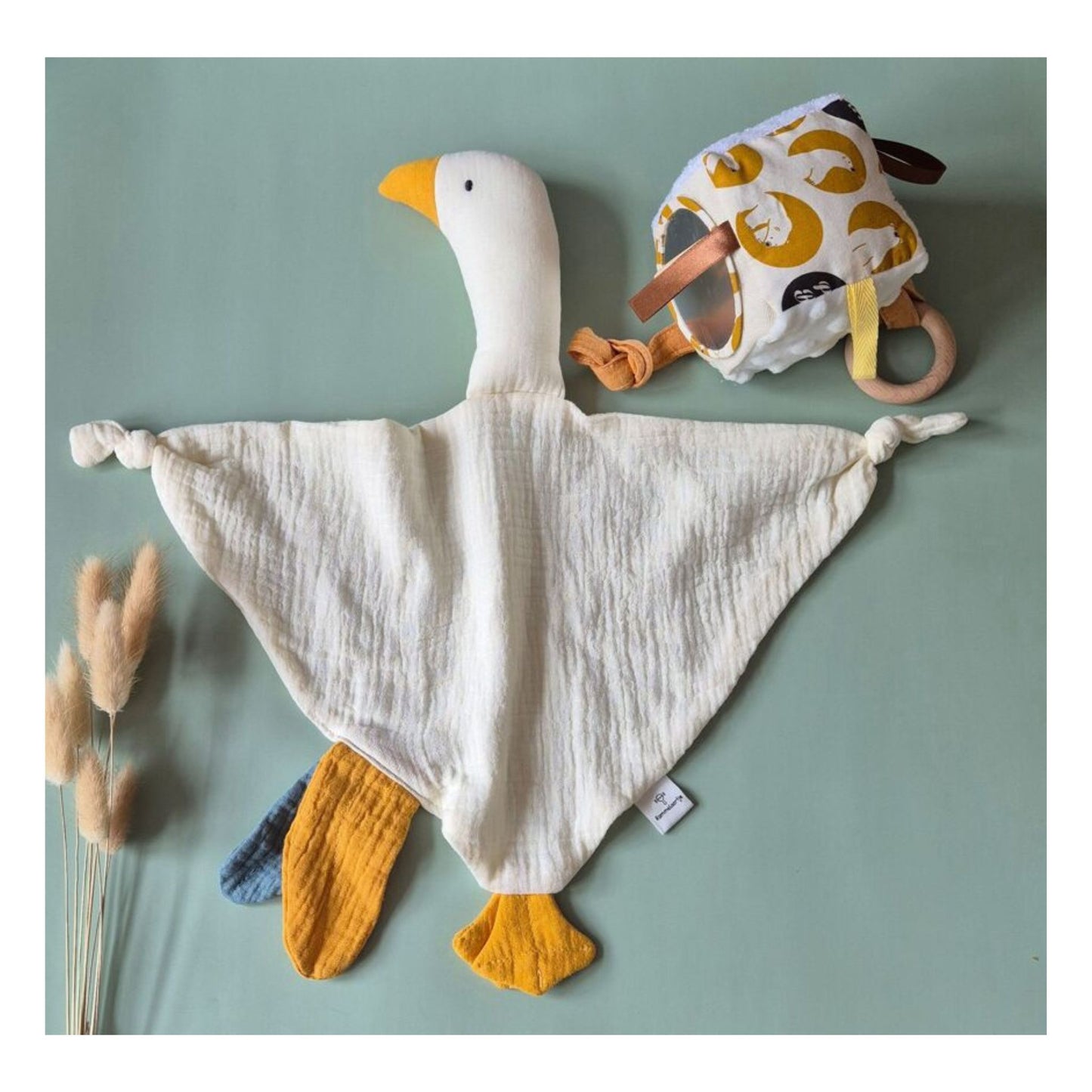 Doudou oie - Mini bouchon
