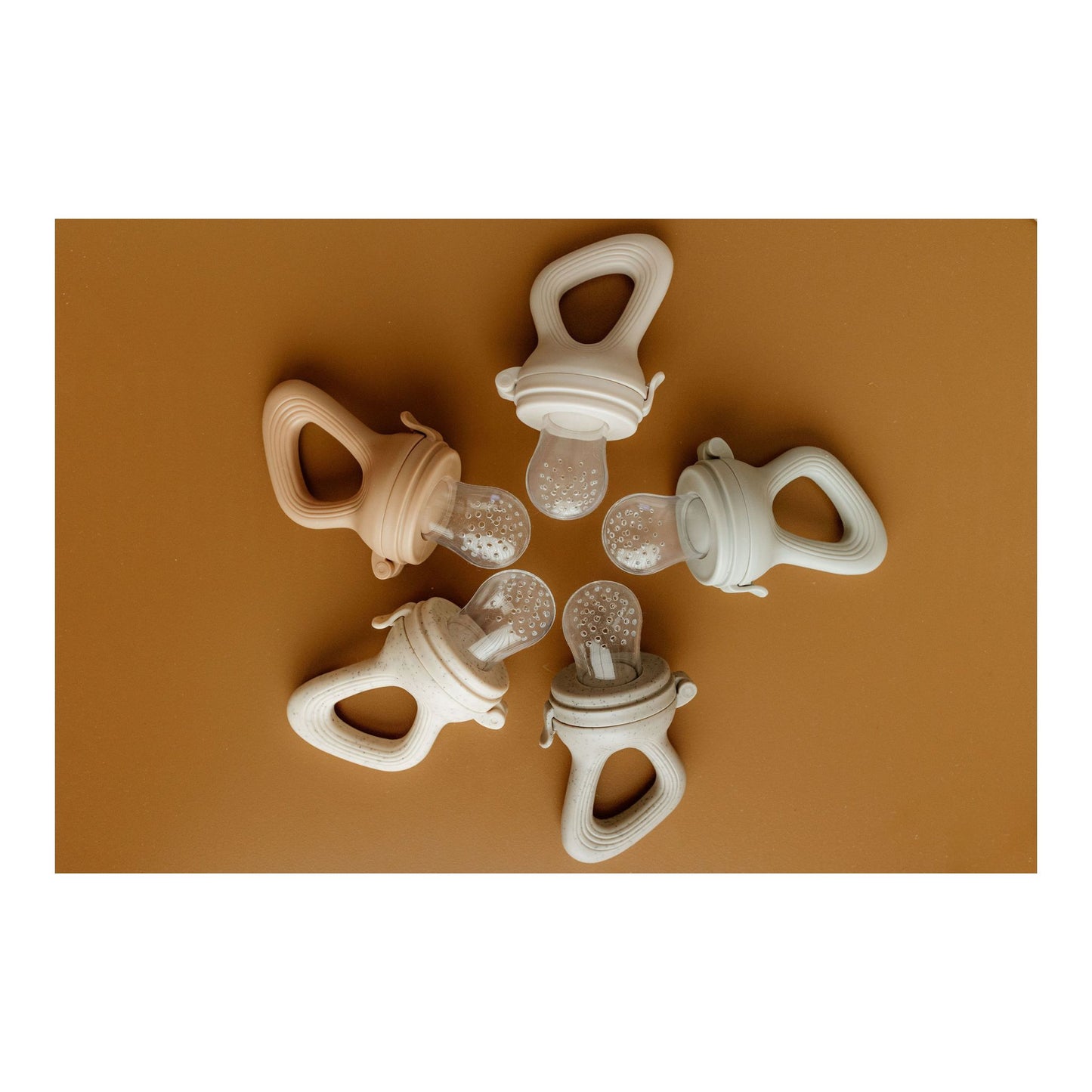 Tétine grignoteuse - Sable - Mini bouchon