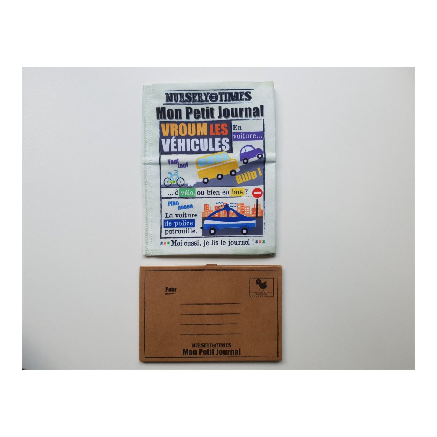 Mon petit journal - Les véhicules - Mini bouchon