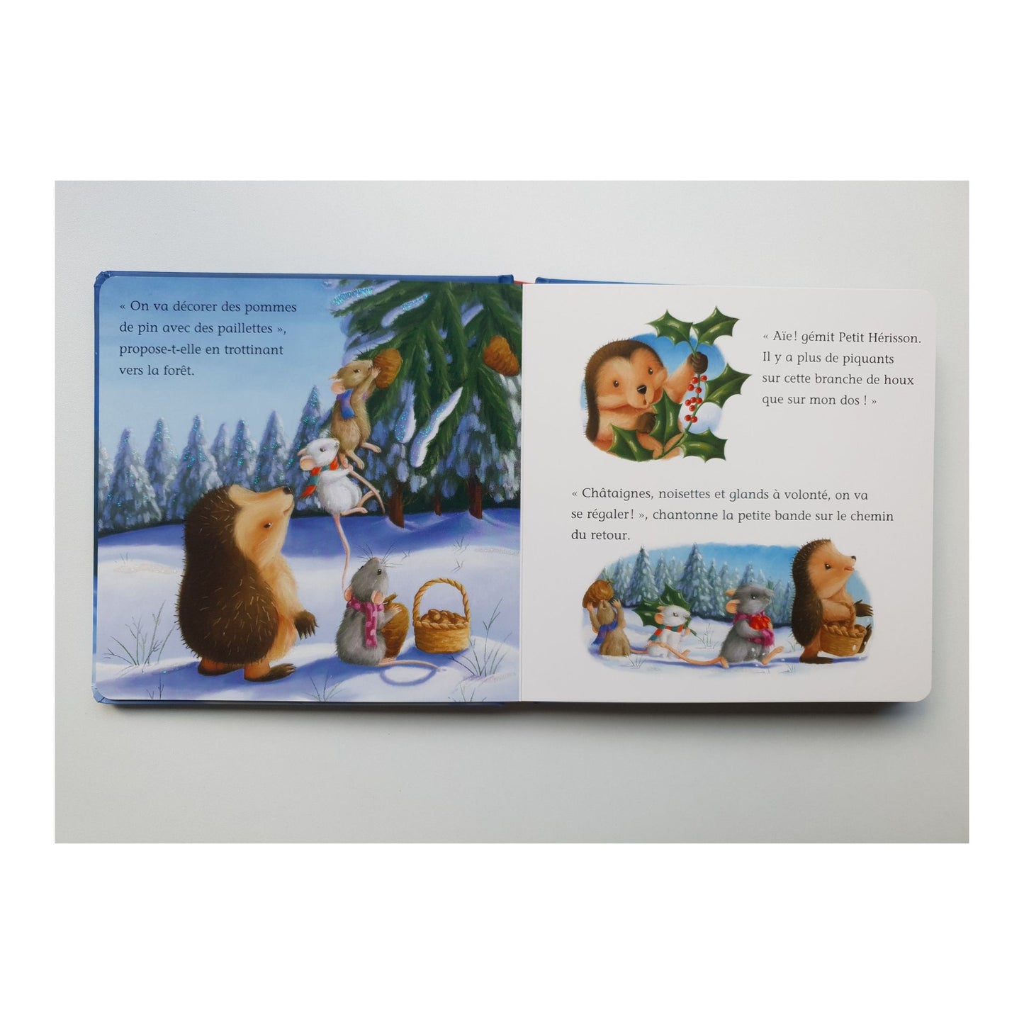 Livre Joyeux Noël petit hérisson - Mini bouchon