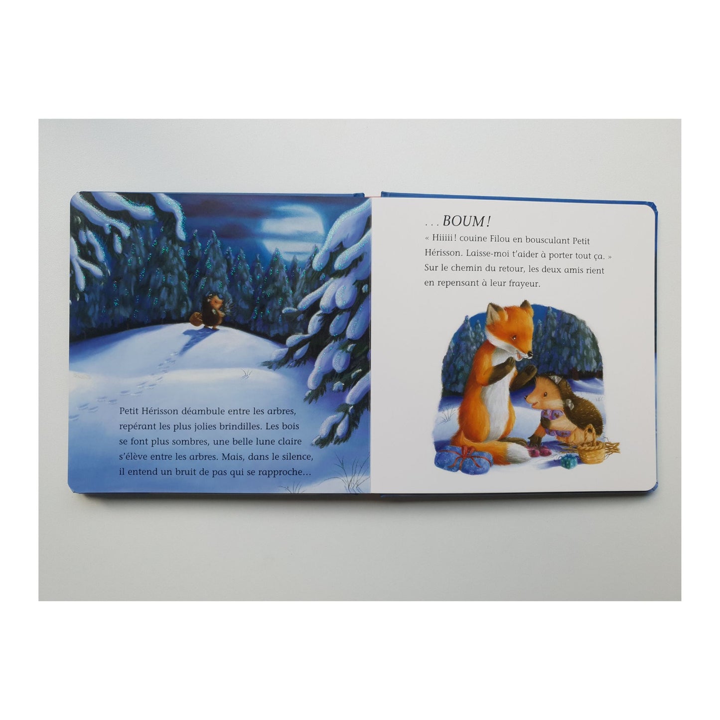 Livre Joyeux Noël petit hérisson - Mini bouchon