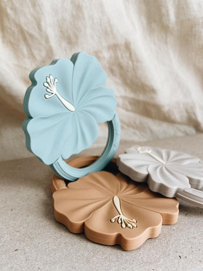 Anneau de dentition Hibiscus - Mini bouchon