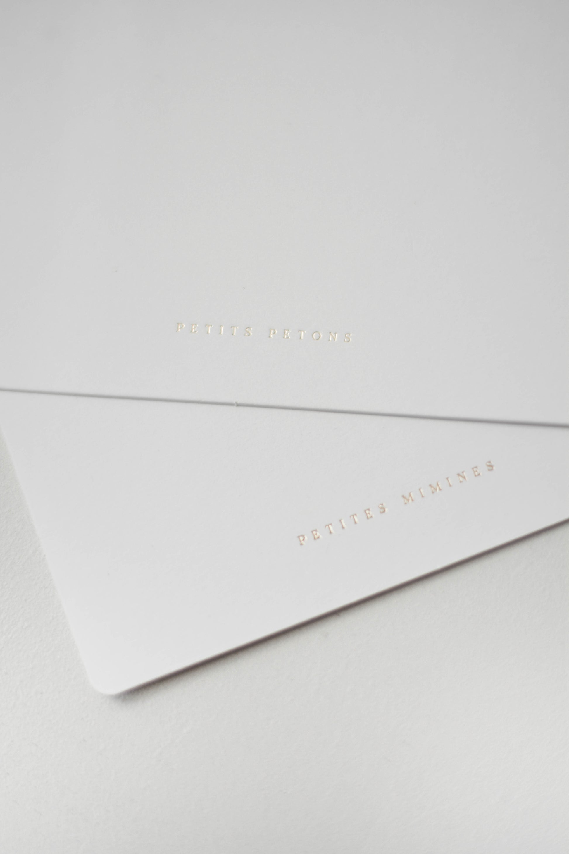 Cartes empreintes - Mini bouchon