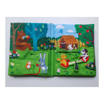 Mon premier livre animé en tissu - Mini bouchon