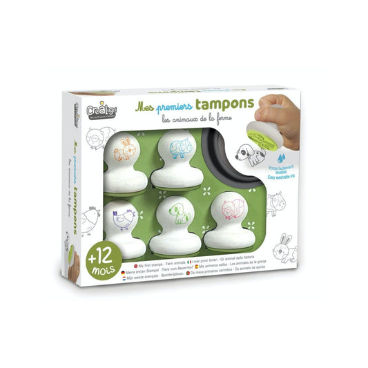 Mes premiers tampons - Animaux de la ferme - Mini bouchon