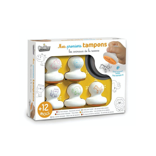 Mes premiers tampons - Animaux de la savane - Mini bouchon