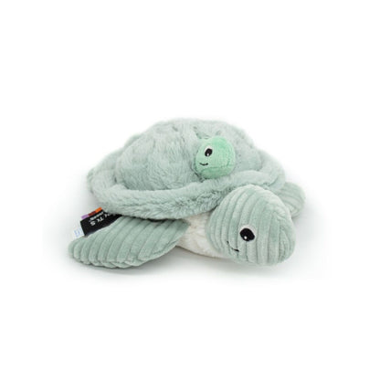 Peluche tortue maman et bébé - Menthe - Mini bouchon