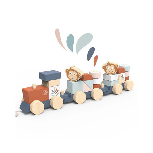Train à tirer et à empiler - Mini bouchon