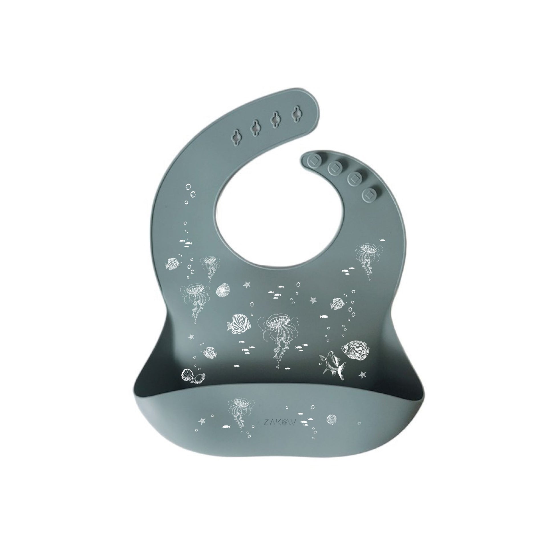 Bavoir silicone Océan - Mini bouchon