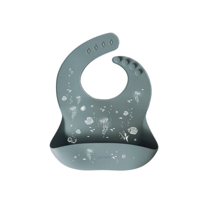 Bavoir silicone Océan - Mini bouchon
