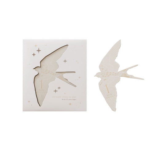 Cartes étapes - Birds - Mini bouchon