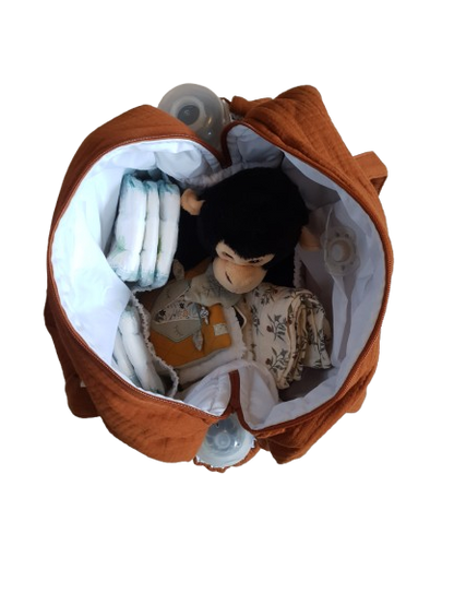 Sac à langer Mini nous - Caramel - Mini bouchon