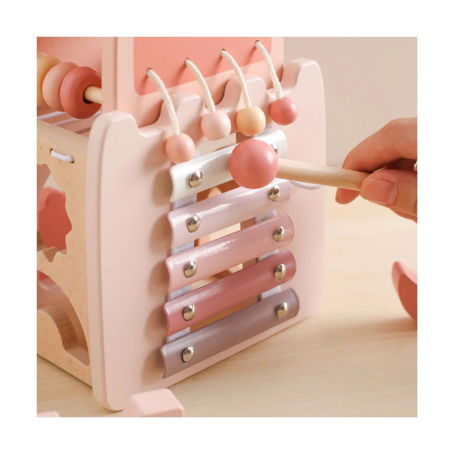 Cube d'activités - Château - Mini bouchon