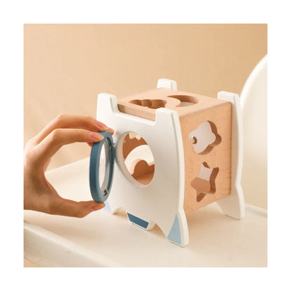 Cube d'activités - Fusée - Mini bouchon