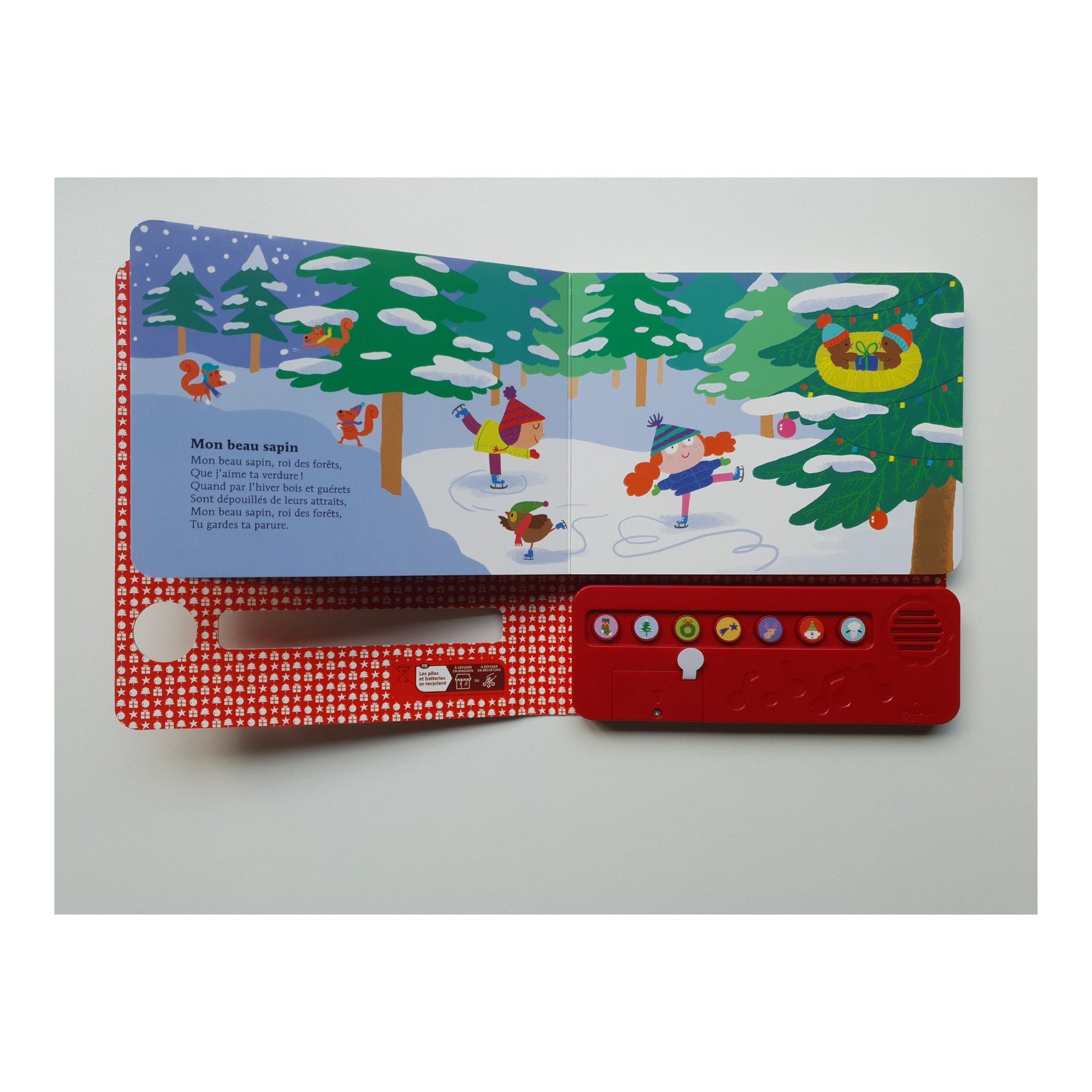 Livre Petites comptines de Noël - Mini bouchon