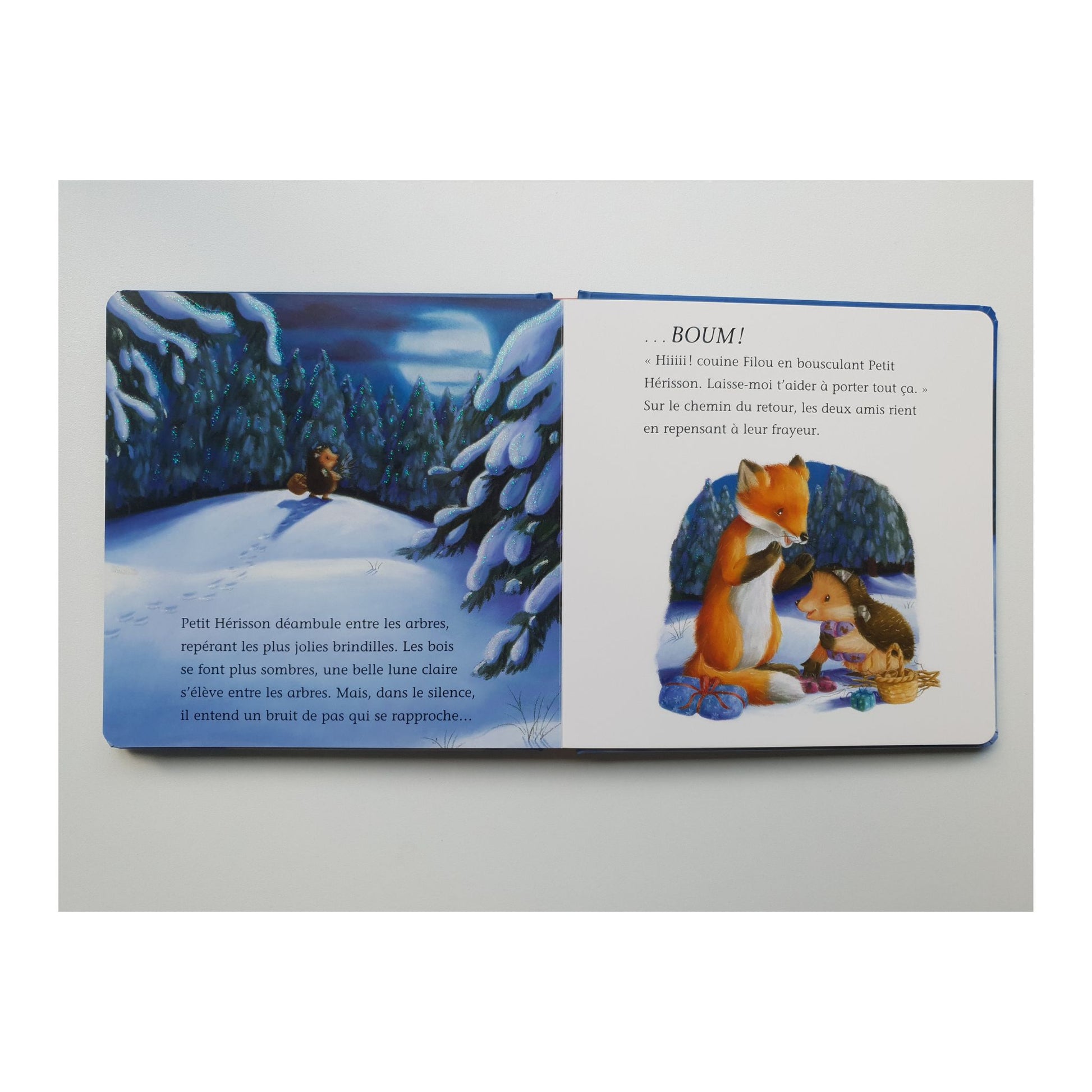 Livre Joyeux Noël petit hérisson - Mini bouchon