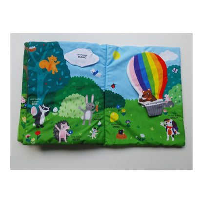 Mon premier livre animé en tissu - Mini bouchon