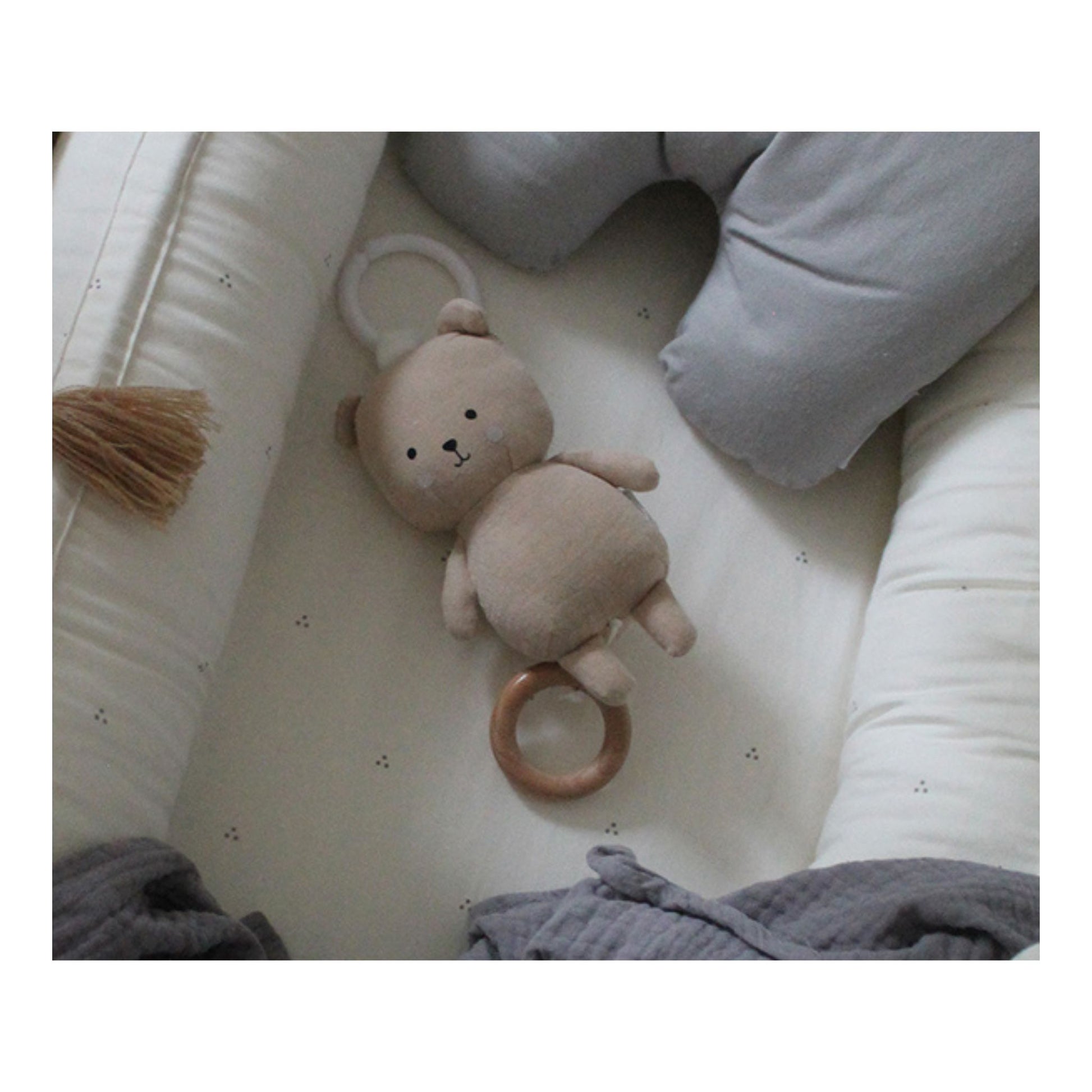 Suspension musicale ourson - Mini bouchon